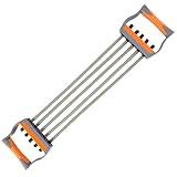 Ueasy Adjustable Chest Expander Resistance Exercise System Bands Strength Trainer for Home Gym Muscle Training Exerciser (Yellow-80KG)