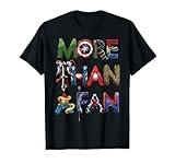 Marvel Avengers More Than A Fan Word Stack T-Shirt