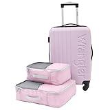 Wrangler Luggage Set, Lilac, 20" Carry-On