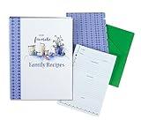 Our Favorite Family Recipes Binder, 3-Ring Recipe Binder, Blank Recipe Book w/ 50 Lined Recipe Pages & 8 Category Dividers, 5 1/2" x 8 1/2" x 1 7/8" Recipe Organizer by Meadowsweet Kitchens