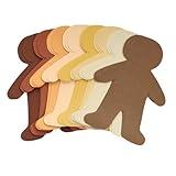 Colorations Multicultural Big People Shapes Set of 24, Multicultural Glossy Card, Skin Color Paper, Kids Around The World, Cardboard People, People Shapes, Multicultural, Diversity