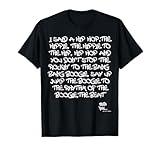 OLD SCHOOL Skool Rap Hip Hop MERCH Lyric Quote 80s Graphic T-Shirt