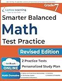 SBAC Test Prep: 7th Grade Math Common Core Practice Book and Full-length Online Assessments: Smarter Balanced Study Guide With Performance Task (PT) ... Testing (CAT) (SBAC by Lumos Learning)