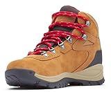 Columbia Women's Newton Ridge Plus Waterproof Amped, Elk/Mountain Red, 7 M US