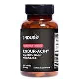 Endurance Products ENDUR-ACIN, Extended Release Niacin for Optimal Absorption & Low-Flush Vitamin B3 Niacin 500mg, Premium Niacin Supplement Made in USA, 200 Tablets