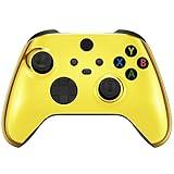 eXtremeRate Custom Shell for Xbox Core Wireless Controller - Revamp Your Gaming Gear - Chrome Gold Replacement Game Acessories Cover Faceplate for Xbox Series X & S Control [Controller NOT Included]