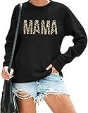 EGELEXY Mama Sweatshirt Boy Mom Shirts : Women Boy Mama Clothes Casual Mom Long Sleeve Pullover Tops