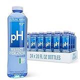 Perfect Hydration 9.5+ pH Alkaline Drinking Water 100% Recycled Bottles Electrolyte Minerals for Taste 24 pack - 20 oz