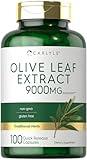 Carlyle Olive Leaf Extract Capsules | 9000mg | 100 Count | Non-GMO, Gluten Free | High Potency Supplement