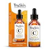 TruSkin Vitamin C Serum – Anti Aging Facial Serum with Vitamin C, Hyaluronic Acid, Vitamin E & More – Brightening Serum for Dark Spots, Even Skin Tone, Eye Area, Fine Lines & Wrinkles, 1 Fl Oz