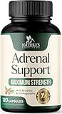 Adrenal Support Supplements Cortex Complex, Best Energy Supplement, Supports Cortisol Health & Energy Levels, Daily Ashwagandha for Women & Men, Supports Adrenal Fatigue & Immune System, 120 Capsules