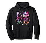 Love Dog Paw Print Colorful National Animal Shelter Week Pullover Hoodie