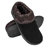 Clarks Women's Knitted Collar Clog (9 M US, Black/Aztek Multi)