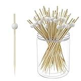 200Pcs Golf Ball Cocktail Picks,4.7 Inch Golf Themed Fruit Toothpick Party Toothpicks for Appetizers Cocktail Decorations for Party Supplies