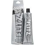 Flitz Metal Polish and Cleaner Paste, Also Works on Plastic, Fiberglass, Aluminum, Jewelry, Sterling Silver - Headlight Restoration and Rust Remover - Made in the USA - 1.76 OZ