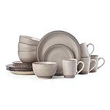 Pfaltzgraff Sadie (Pack of 16) Dinnerware Set, Cream