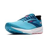 Brooks Men’s Launch 10 Neutral Running Shoe - Crystal Seas/Blue Jay/Black - 10 Medium
