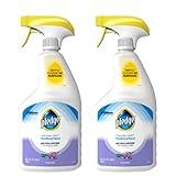 Pledge Multisurface Cleaner Spray, pH Balanced, Lavender Scent, 25 Fl Oz. (pack of 2)