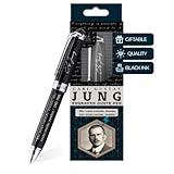 Carl Jung Engraved Inspirational Quote Pen - Who looks outside, dreams; Who looks inside, awakes. - Psychology Gifts for Psychologists Therapists Counselors Intellectuals