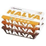 OhGoodness! Organic Honey Halva - 3 Pack - Paleo & SCD Approved - No Additives, Refined-Sugar, or Artificial Sweeteners - 75g Each (Assorted Flavors)
