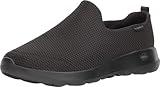 Skechers mens Go Walk Max-athletic Air Mesh Slip on Walking Shoe Sneaker, Black, 10.5 X-Wide US