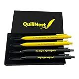 QuillNest Theater Gifts Theater Actor Actress 4Pcs Ballpoint Pens Sets Director Gift for Theater Kids Actress Theater Mask Drama Student Graduation Birthday Christmas Motivational Present