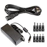 Kado Power Adapter 12V-5A 4A 3A 2.5A 2A 1A AC/DC Power Cord 5.5x2.1mm with 8 Tips Made for Sceptre Monitor, Echo Smart Speaker & Display, Webcam, Router, Mini PC, Projector, CCTV, Bluetooth Speaker