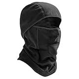 Mens Balaclava Winter Ski Face Mask Breathable Windproof Thermal for Motorcycle Riding Cycling in Cold Weather Black