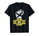 X Straight Edge Hardcore Punk Rock Band T-Shirt