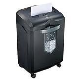 Bonsaii Paper Shredder, 18-Sheet 60-Minutes Shredder for Office Heavy Duty Cross-Cut Shredder with 6 Gallon Pullout Basket 4 Casters(C149-C)