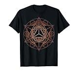 Sacred Geometry Star Tetrahedron Merkaba T-Shirt