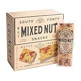 South 40 Snacks Mixed Nut Bar, Extra Crunchy Whole Nut Snack Bar, Almonds, Hazelnuts, Peanuts, Sesame Seeds, Honey and Sugar, Delicious Healthy Snacks Protein Nut Clusters (40g Bar, Pack of 12)