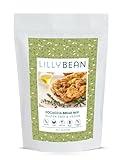 LillyBean Gluten Free Focaccia Bread Mix with No Artificial Colors - Dairy and Soy Free, Vegan - Make Hand-Tossed Garlic Knots, Stromboli, Breadsticks, Calzones, Flatbreads, Pizzas - 16oz