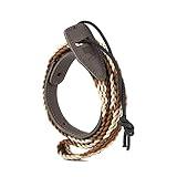 D'Addario Accessories Mandolin Strap - Mandolin Accessories - Braided Mandolin Strap - Brown/Cream