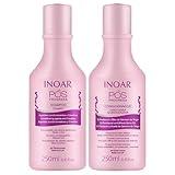 INOAR – POS Progress Shampoo & Conditioner Kit, Keratin Treatment, Strengthen Hair, Healthy, Soft, Smooth Hair, Anti-Frizz, Hair Repair, Vegan Hair Products for Men and Women (8.45 oz. each)