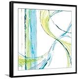 ART.COM Wall Art Print Carousel I on Black Frame by Michael Brey, 29" x 29"