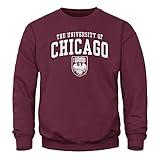Barnesmith University of Chicago Maroons Adult Unisex Crewneck Sweatshirt, Heritage, Maroon, X-Large