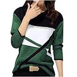 Black Sale Friday Deals 2024 of Today Clearance Warehouse Long Sleeve T Shirt for Women Long Sleeve Contrast Color Crewneck Top Casual Loose Fit Shirts Comfy Work Blouses