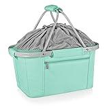 Metro Basket Collapsible Cooler Tote, (Teal)