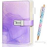 Beadsky Diary with Lock for Girls Ages 8-12, A5 Journal with Lock 192 Pages Kids Locking Diary with Pen, Locked Notebook Birthday Gifts Cute Stuff for Teen Tween Girls 8 9 10 11 12 14 Year Old