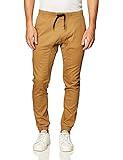 Southpole mens Basic Stretch Twill Jogger - Reg and Big & Tall Sizes Casual Pants, Tobacco, 4X US