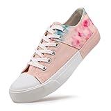 LUMUBBY Canvas Shoes for Women Low Top Women's Fashion Sneakers Casual Tennis Shoes Classic Canvas Walking Shoes