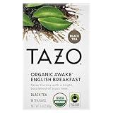 TAZO Organic Awake English Breakfast Black Tea, 16 Total Tea Bags