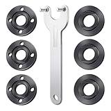 7PCS Angle Grinder Nut Angle Grinder Flange Wrench, Premium Flange Metal Lock Nut Compatible with Milwaukee Metabo Dewalt Bosch Ryobi Black Decker 4.5" 5" 5/8-11 Replacement Part