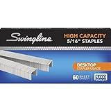 Swingline Staples, High Capacity, 60 Sheet Capacity, 5/16" Length, 210/Strip, 5000/Box (S7081032)