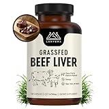 Lonvera Grass Fed Beef Liver Capsules | Dessicated Liver Supplement | Freeze Dried Liver Pills | 30 Servings | 3000 mg | 120 Count