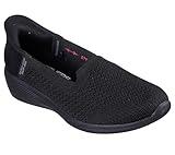 Skechers Modern Comfort Women's Women's Arya-Sweet Voice Hands Free Slip-Ins Loafer Flat, Black, 8