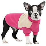 Preferhouse Dog Pink Sweaters for Small Dogs, Warm Dog Cat Sweatshirts Female, Pet Outfits, Cold Weather Coat Pet Clothes for Small Medium Large Dogs Cats Pink S