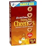 Honey Nut Cheerios Heart Healthy Breakfast Cereal, Gluten Free Cereal With Whole Grain Oats, Family Size, 18.8oz