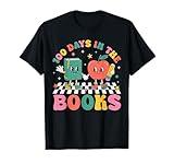 100 Days In The Books Reading Teacher Kid 100 Days Of School T-Shirt